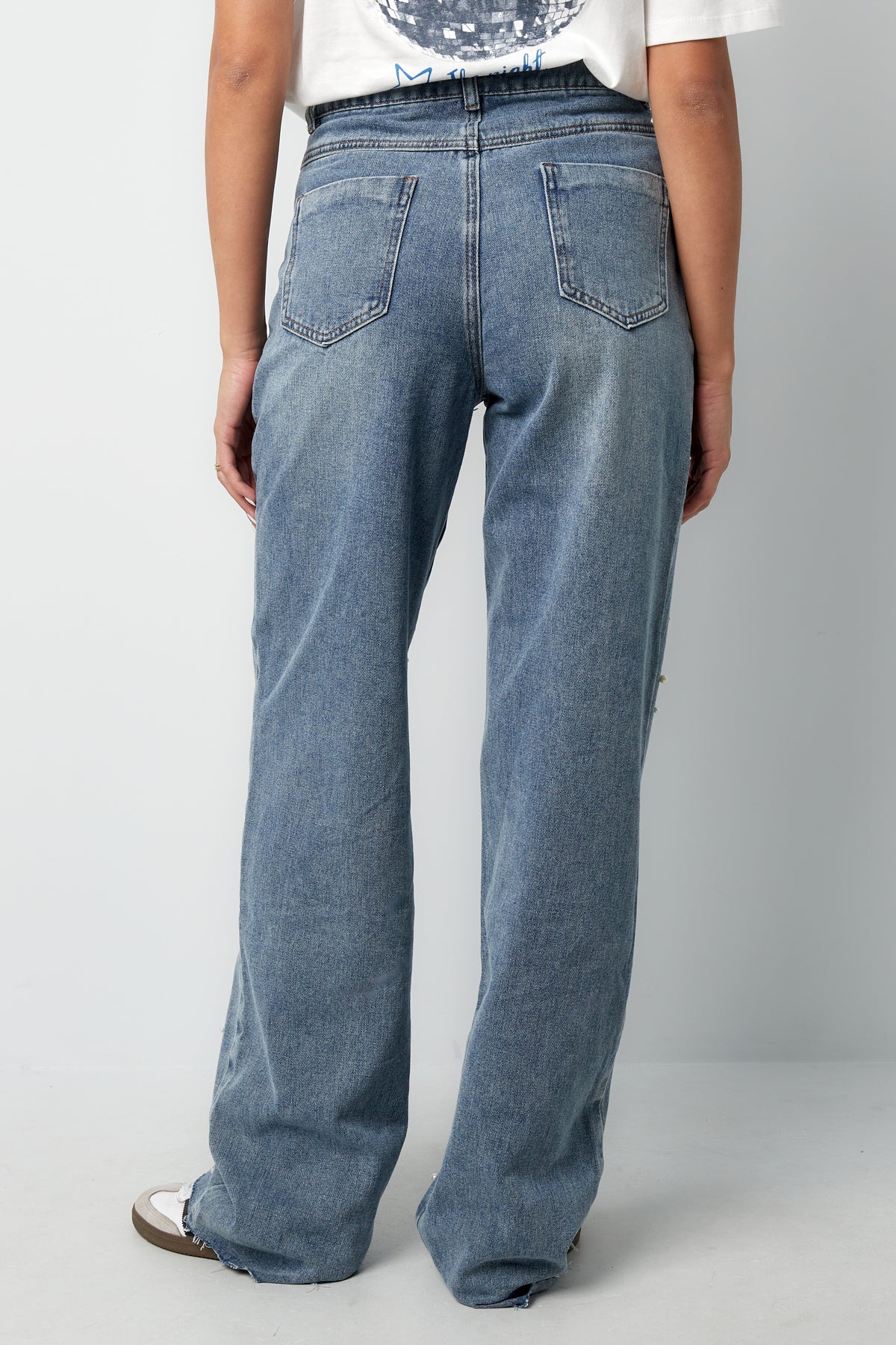 Broek denim pearl adoration
