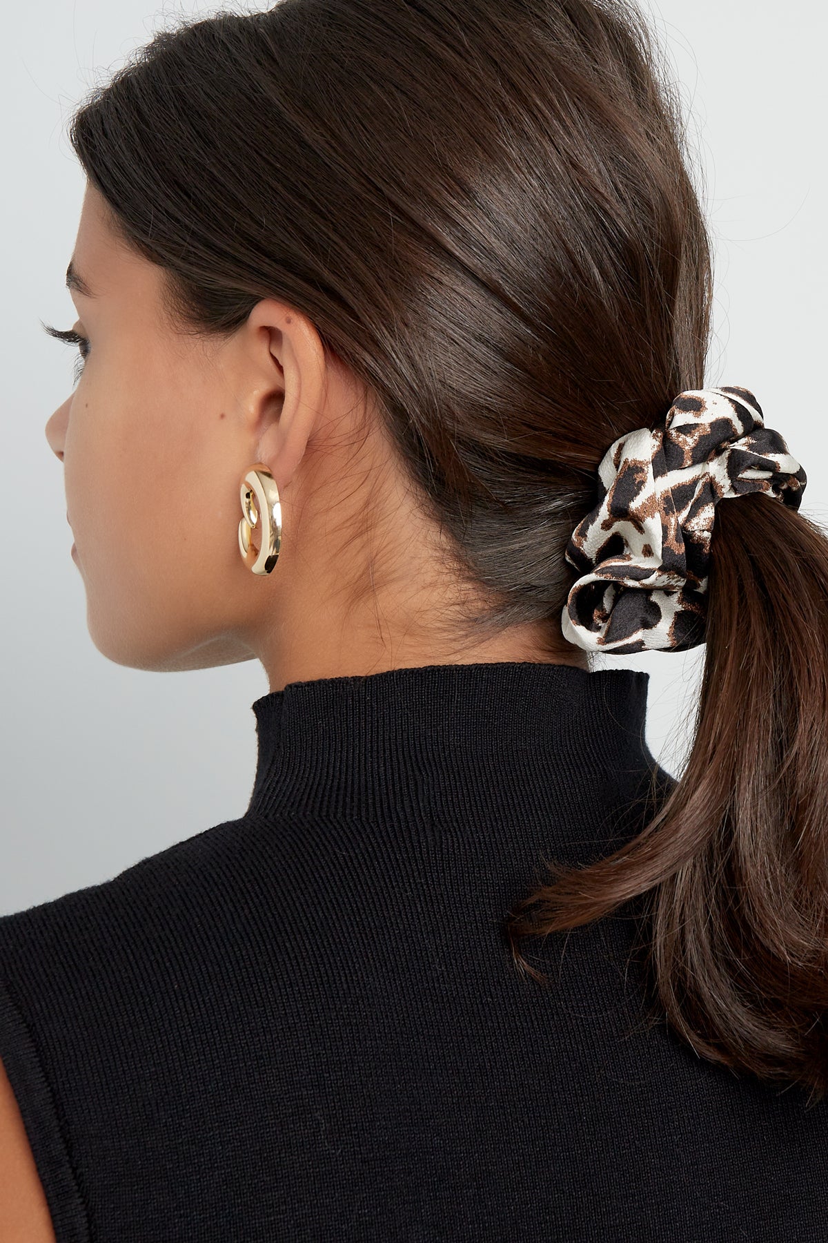 Scrunchie met tijgerprint