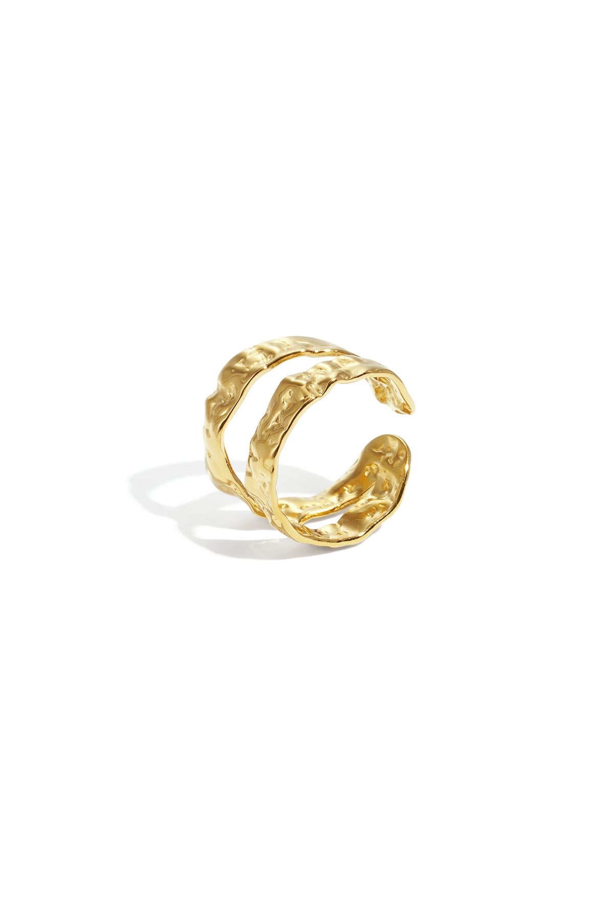 Ring textured double