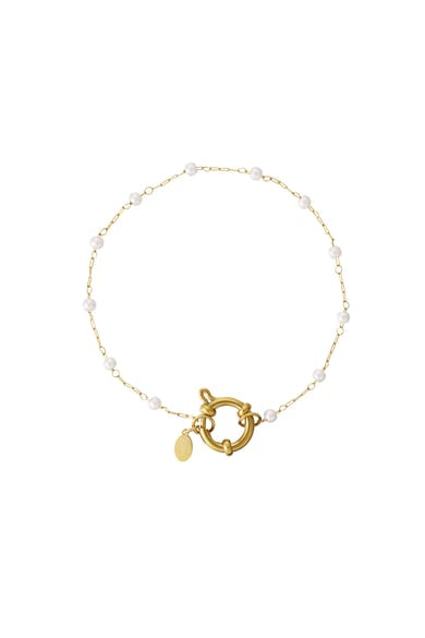 Armband parels met sluiting