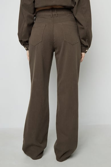 Broek spijker bruin