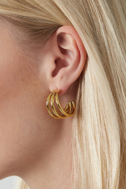 Oorbellen twisted rings