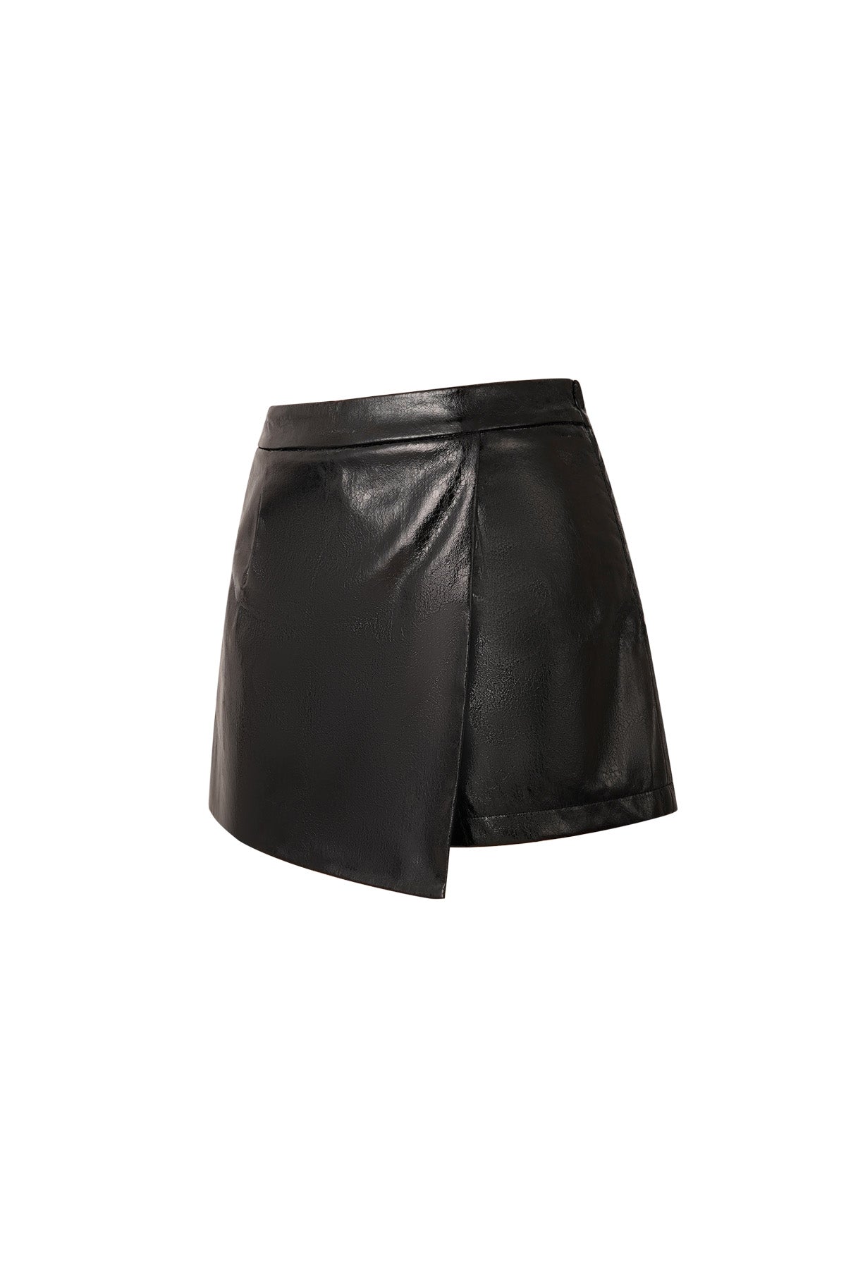 Lederlook skirt