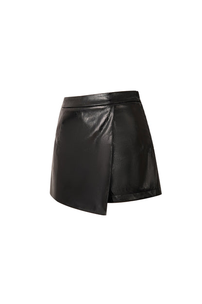 Lederlook skirt