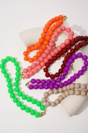 Ketting kralen gouden sluiting
