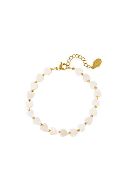 Armband hartjes