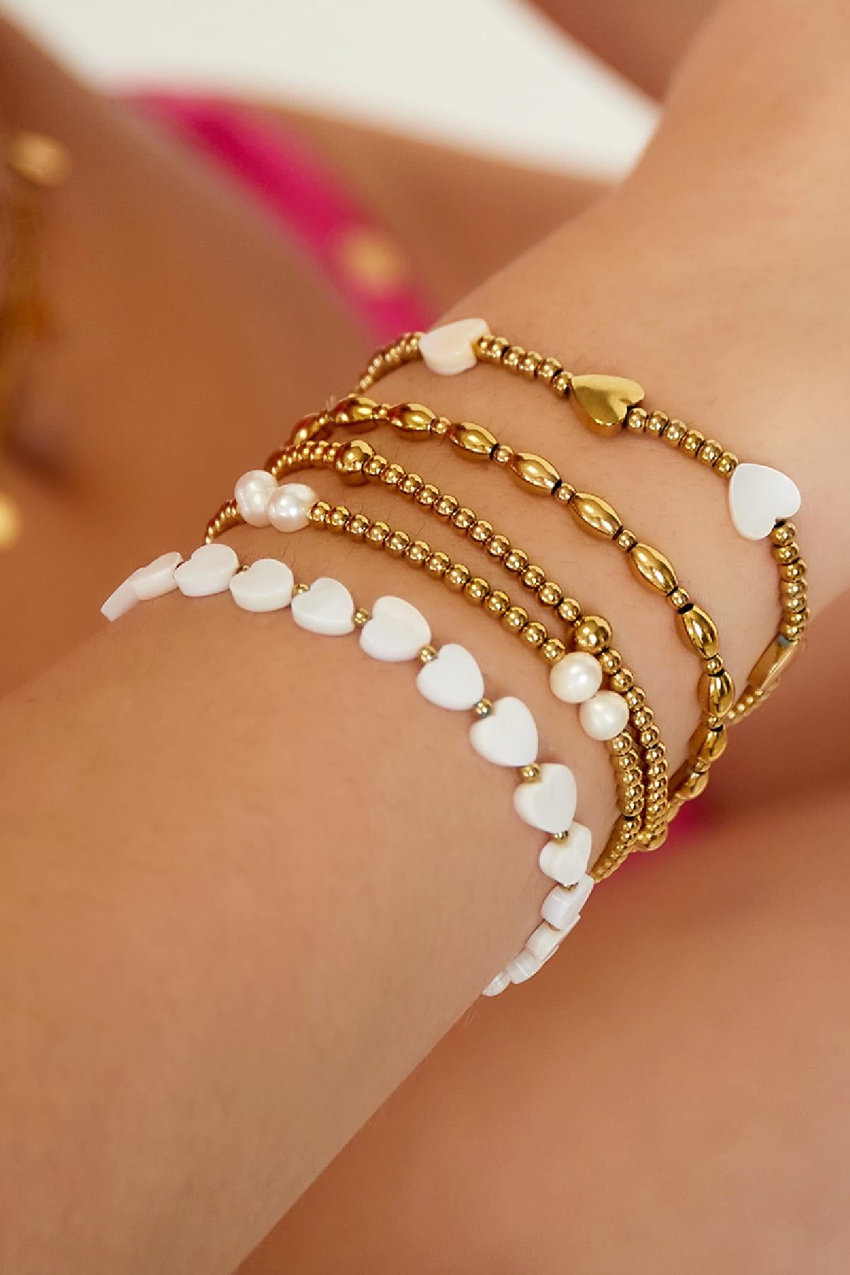 Armband hartjes