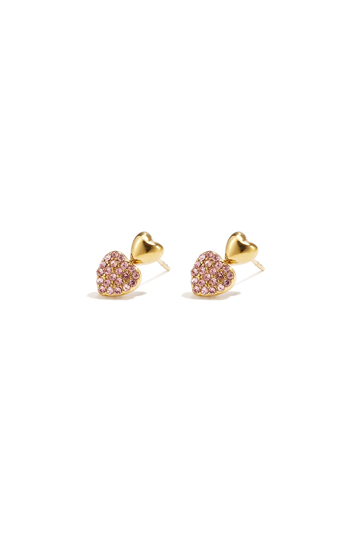 Oorbellen studded hearts