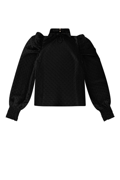 Blouse with dots