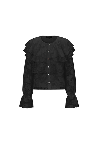 Blouse layered lace