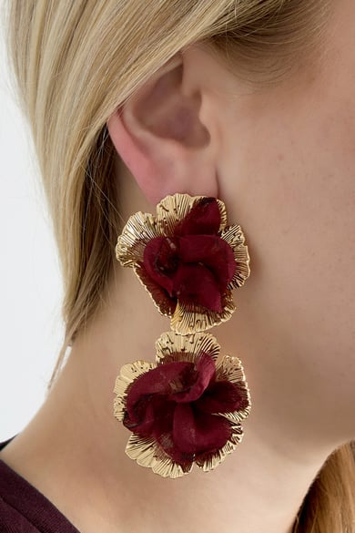 Oorbellen flower it up