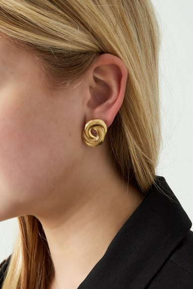 Oorbellen infinity twist