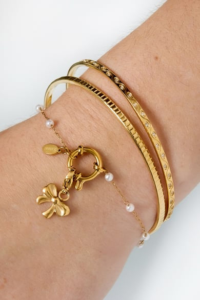Armband parels met sluiting