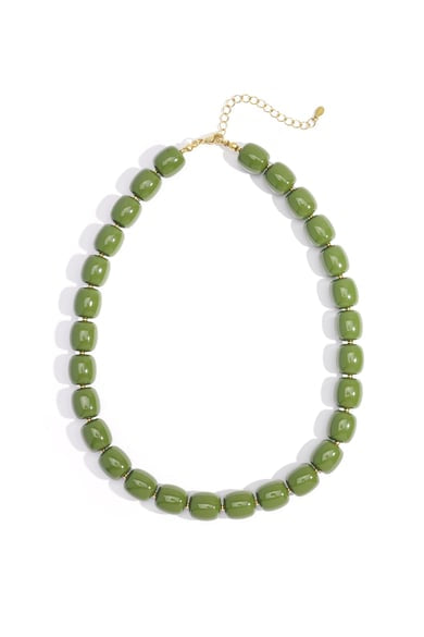 Ketting groene kralen
