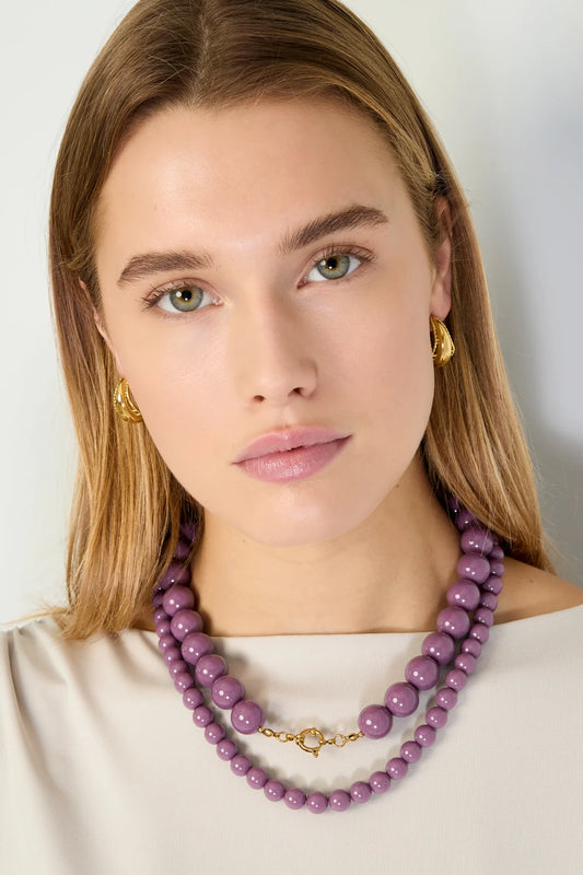 Ketting kralen gouden sluiting