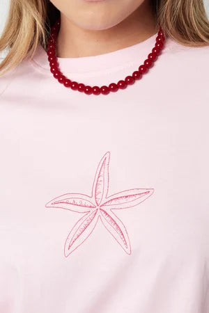 Ketting donkerrood kralen