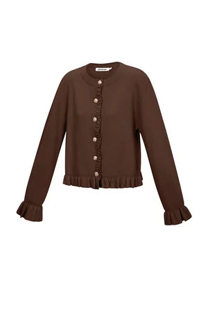Vest met gouden knopen