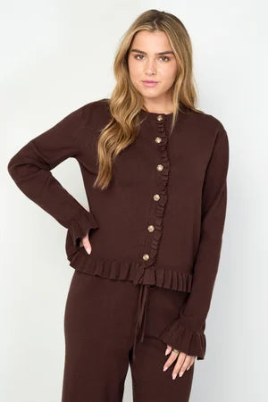 Vest met gouden knopen