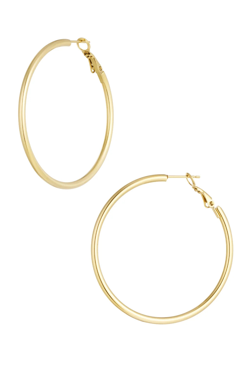 Oorbellen basic circle goud
