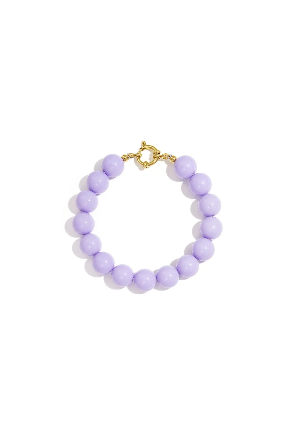 Armband kralen basic gouden sluiting