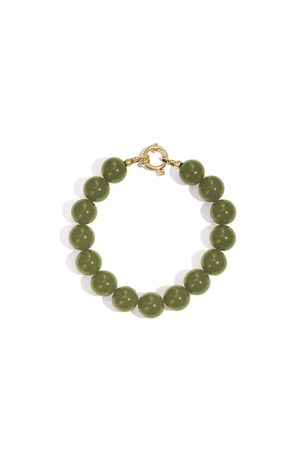 Armband kralen basic gouden sluiting