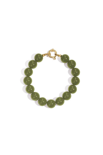 Armband kralen basic gouden sluiting