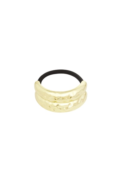 Elastiek textured goud